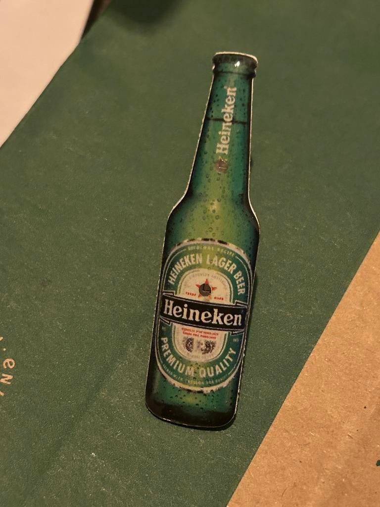 Heineken flesje pin met lichtje ongebruikt, Ophalen, Nieuw