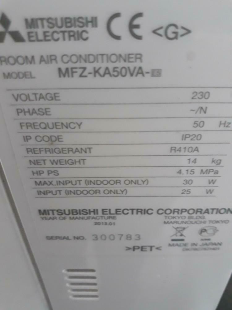 mitsubishi electric inverter warmtepomp 5/6 kw cool/heat., Ophalen