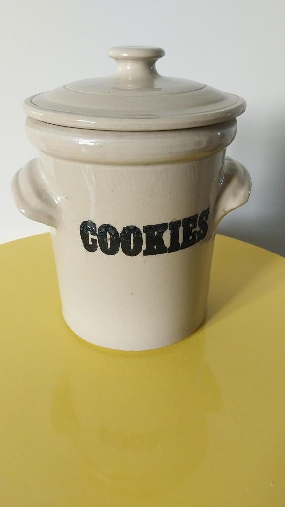 Vintage koekjespot cookiejar Pearsons of Chesterfield, Antiek en Kunst, Antiek | Keramiek en Aardewerk, Ophalen