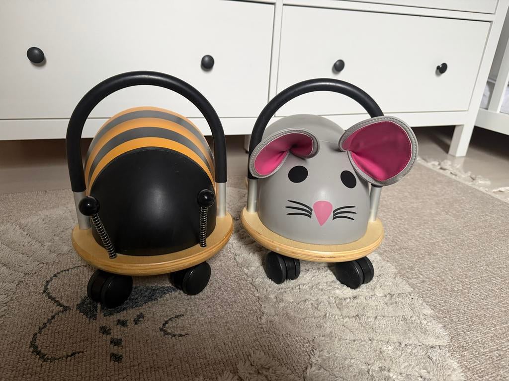 2x Wheely Bug: Muis en Bij - In nette staat!, Kinderen en Baby's, Speelgoed | Buiten | Voertuigen en Loopfietsen, Zo goed als nieuw