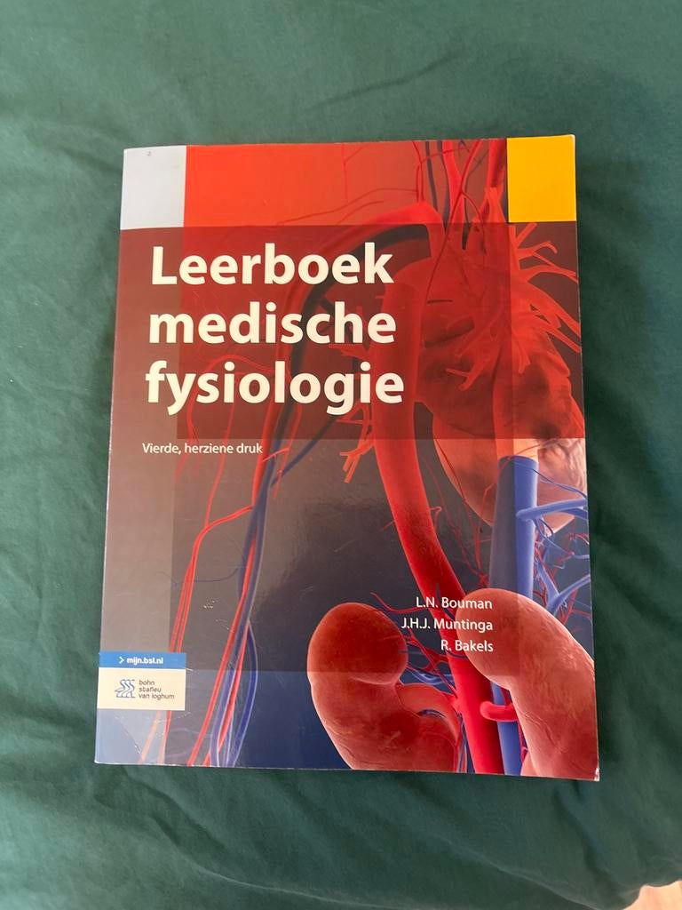 L.N. Bouman - Leerboek medische fysiologie, Boeken, Ophalen of Verzenden, Zo goed als nieuw, L.N. Bouman; J.H.J. Muntinga; R. Bakels