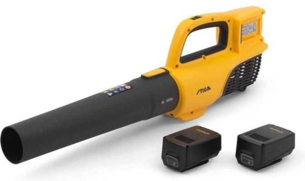 Stiga BL 300e Kit - bladblazer incl. accu en lader, Stiga, Nieuw, Ophalen of Verzenden, Accu