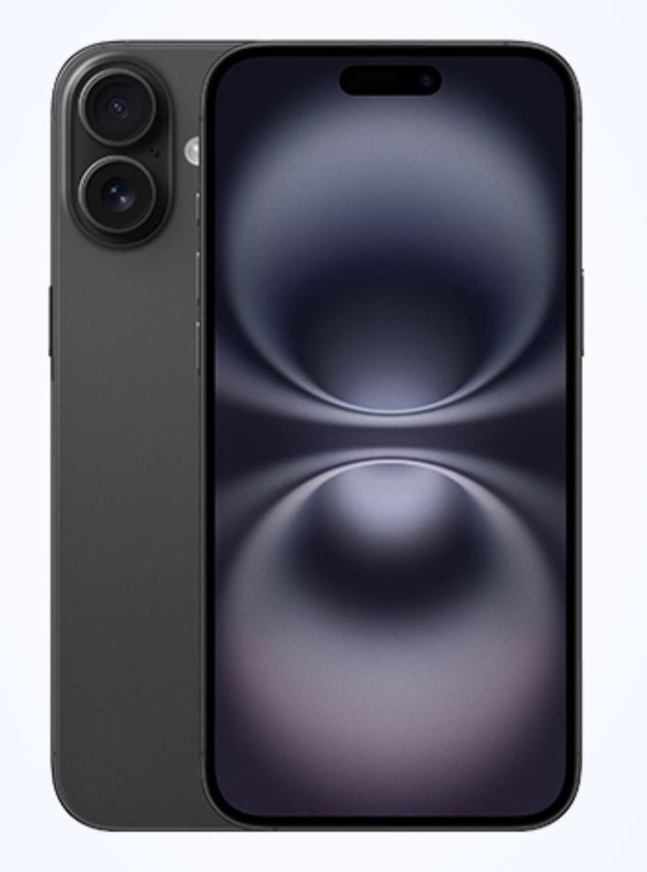 iPhone 16 Plus 128Gb 2Kleur Roos Zwart Geseald, Ophalen, 128 GB, Nieuw, Zonder simlock