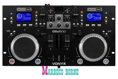 Dubbele CD,USB,MP3,Bluetooth speler versterker, Powermixer, Overige merken, Vonyx, Nieuw, Info@marbeco.nl