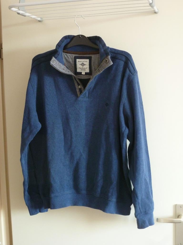 nieuw BAILEY'S schippers trui SPIJKERBLAUW L -GRATIS zend, Verzenden, Nieuw, Maat 52/54 (L), Blauw