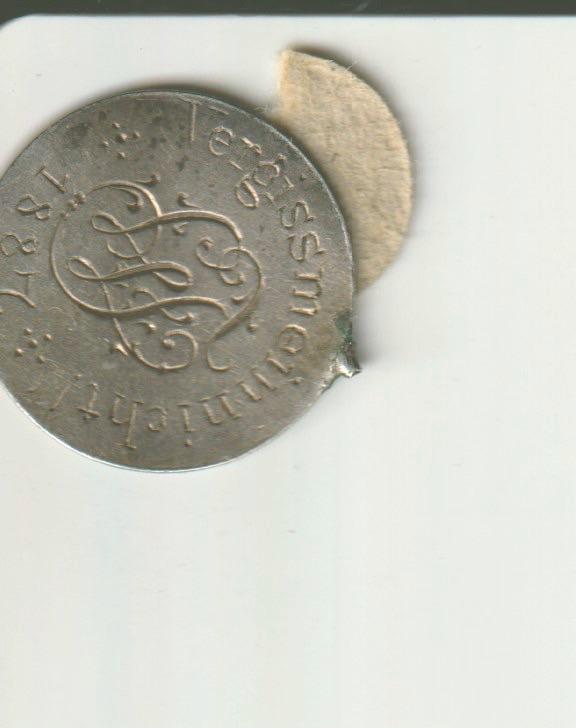 penning vergiss mein nicht zilver 1887, Ophalen of Verzenden, Zilver