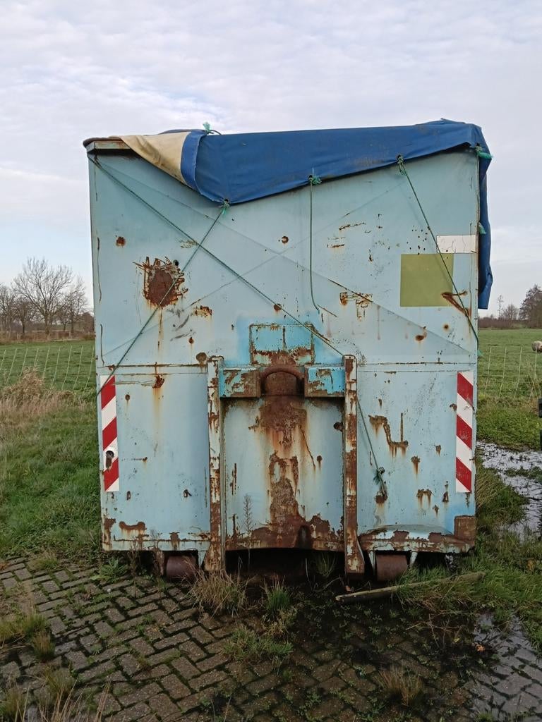 Zaagsel container, Doe-het-zelf en Verbouw, Containers, Ophalen