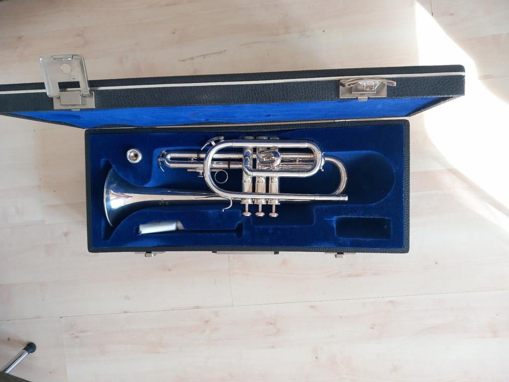 Wilsson Cornet, Muziek en Instrumenten, Blaasinstrumenten | Trompetten, Ophalen of Verzenden, Gebruikt, Overige typen