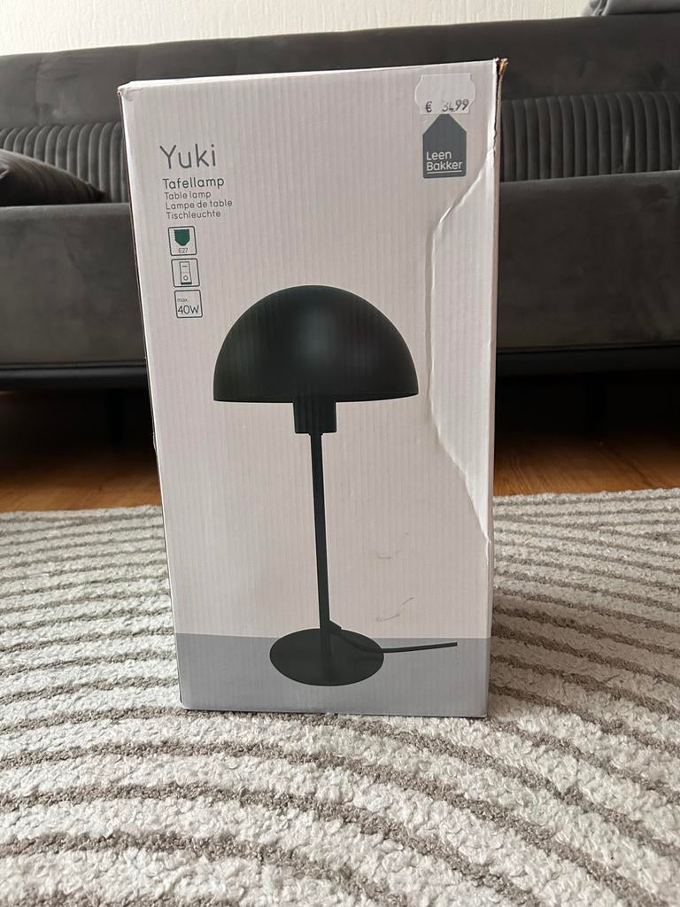 Nieuwe Tafellamp Yuki van Leen Bakker, Huis en Inrichting, Lampen | Tafellampen, Ophalen of Verzenden, Zo goed als nieuw, Metaal