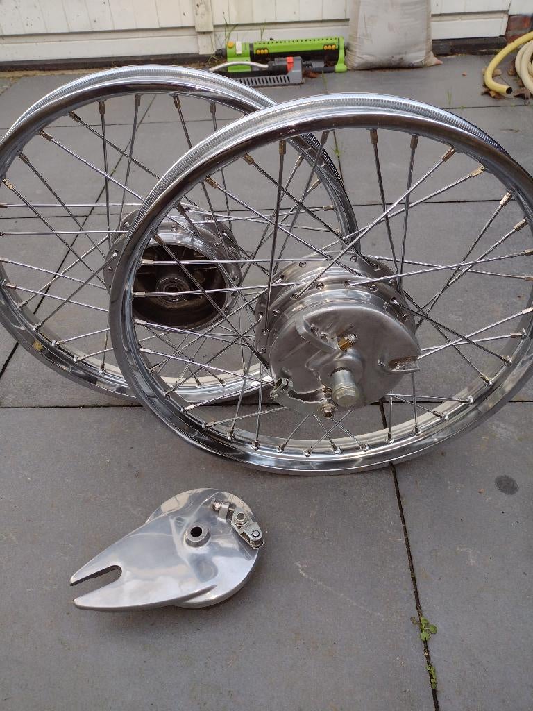 Wielen 17 x 1.5 rvs spaken, Ophalen of Verzenden, Overige typen