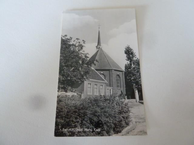 Ter Aar circa 1965 Ned. Herv. Kerk, Ophalen of Verzenden, 1960 tot 1980, Gelopen, Groningen