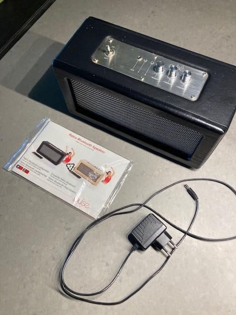 Retro Bluetooth speaker, Audio, Tv en Foto, Luidsprekers, Gebruikt, Overige typen, Minder dan 60 watt, Ophalen