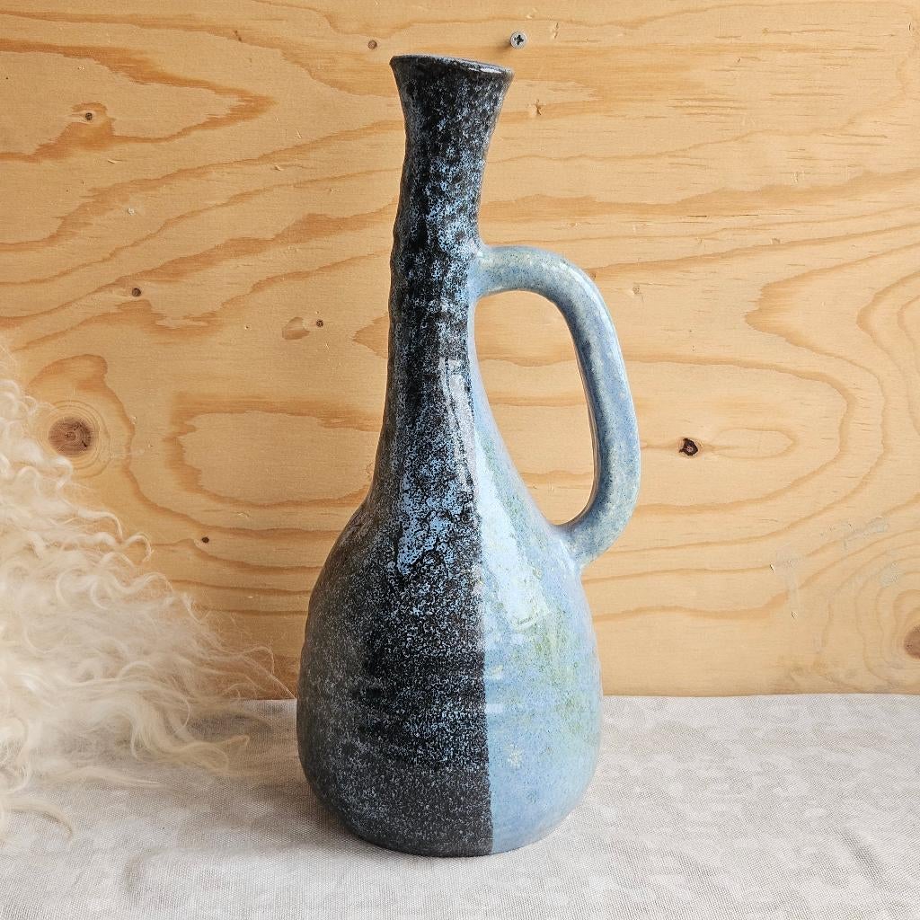 Accolay pottery bijzondere vaas met oor brutalist, Antiek en Kunst, Antiek | Keramiek en Aardewerk, Ophalen of Verzenden