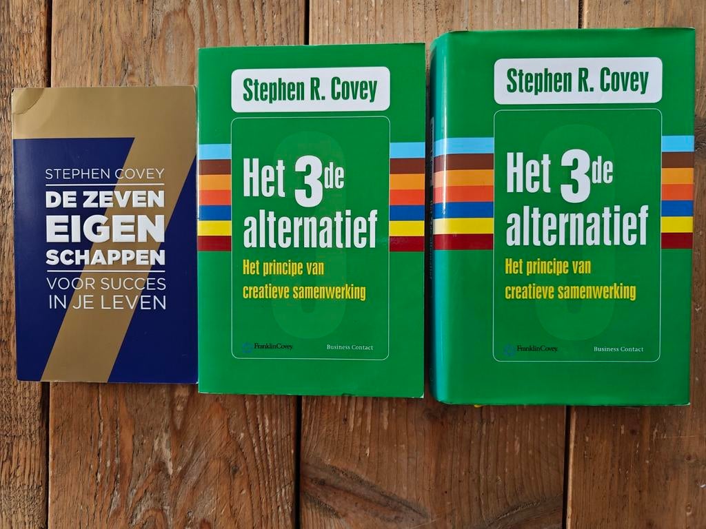3 Boeken van Stephen Covey., Ophalen of Verzenden, Beta, Gelezen