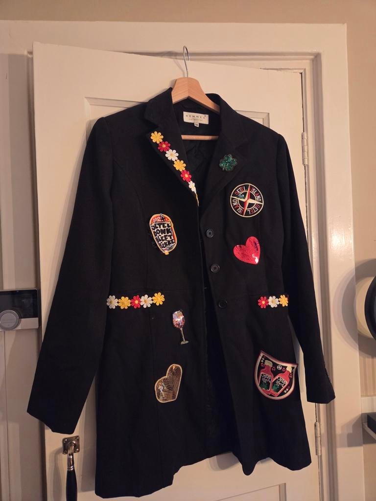 Oeteldonk Jasje dames - Maat M, Kleding | Dames, Maat 38/40 (M), Carnaval, Ophalen of Verzenden, Zo goed als nieuw