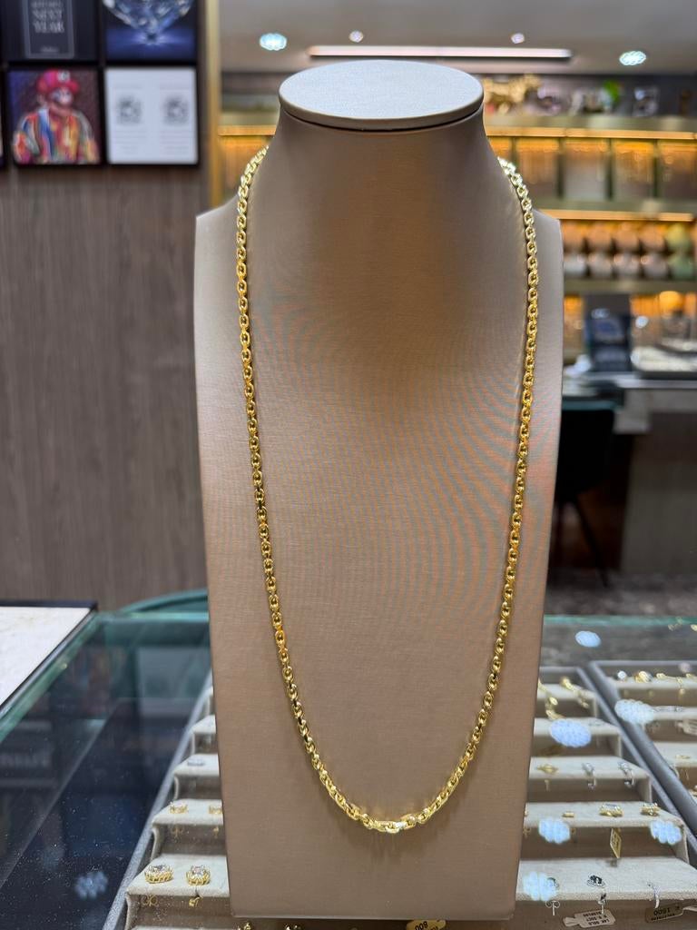 14KT Goud - 43.5 Gram - Ketting - ANKER, Sieraden, Tassen en Uiterlijk, Kettingen, Nieuw, Goud, Geel, Ophalen