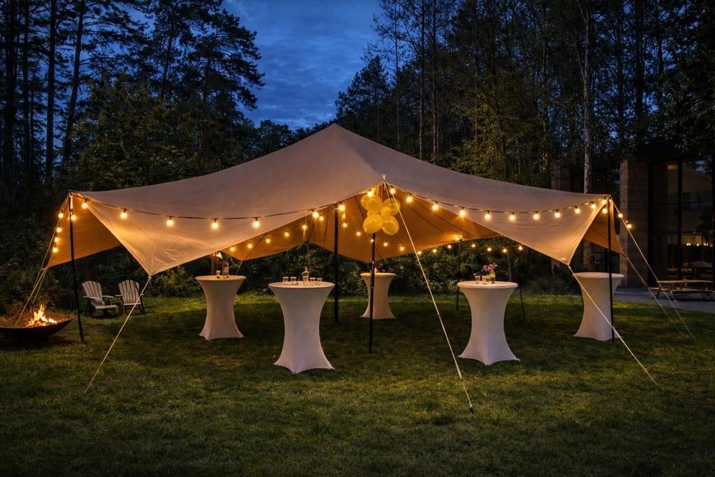Stretch Tent Utrecht Huren – Luxe Stretchtent, Ophalen, Overige typen, 6 meter of meer, Nieuw