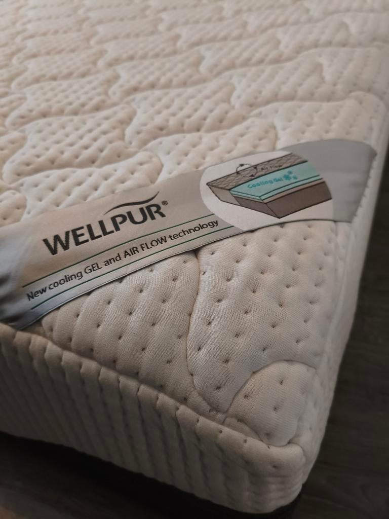 Zgan Wellpur extra dik traagschuim matras 80 x 200, Ophalen, Zo goed als nieuw, Eenpersoons, 80 cm
