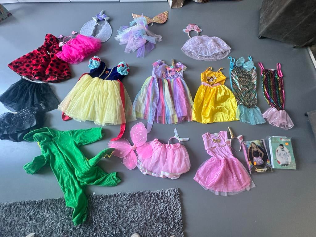 Carnaval kleding - Verkleedkleren, Verzenden, Zo goed als nieuw, 110 t/m 116, Jongen of Meisje