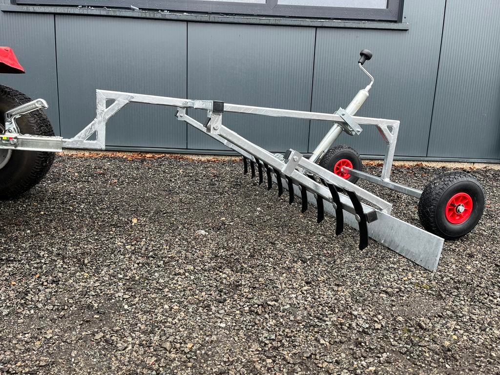 Foto 5 van Manegevlakker Baksleel Bodemvlakker voor zitmaaier of Quad
