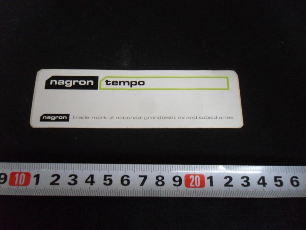 sticker nagron tempo, Ophalen, Zo goed als nieuw