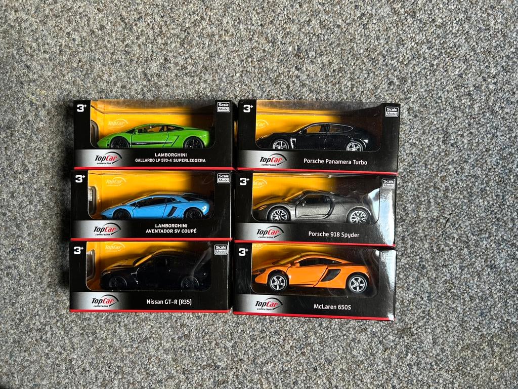 6x model auto, Hobby en Vrije tijd, Modelauto's | 1:32, Ophalen of Verzenden, Nieuw, Auto, Overige merken