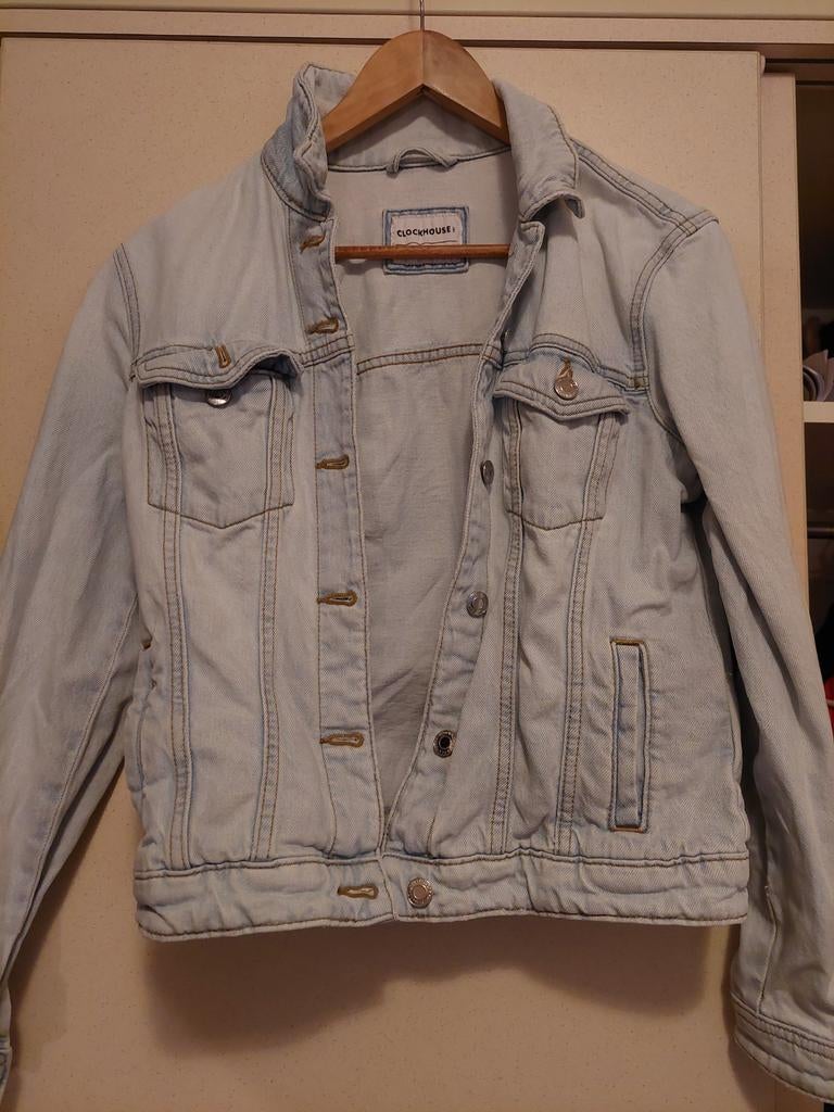 Leuk spijkerjasje - klaar voor een tweede leven!, Blauw, Ophalen of Verzenden, Maat 36 (S), Gedragen