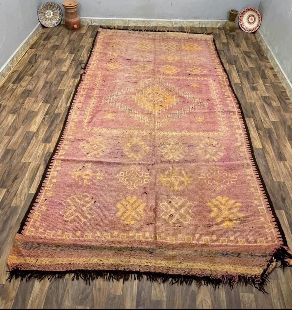 Marokkaans Berber boujaad kelim kledf, Verzenden, 200 cm of meer, Zo goed als nieuw, Oosters