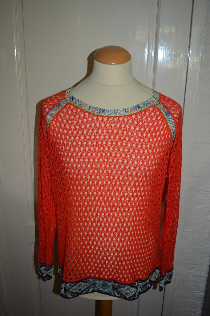 Custo Barcelona, leuk tof luchtig truitje, maat 40, Maat 38/40 (M), Custo Barcelona, Oranje, Ophalen of Verzenden