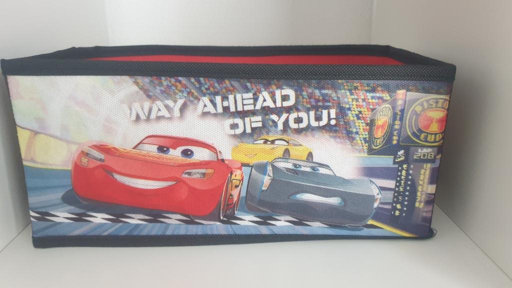 Cars opbergdoos voor kinderspullen, Ophalen of Verzenden, Zo goed als nieuw, Minder dan 140 cm, Minder dan 70 cm