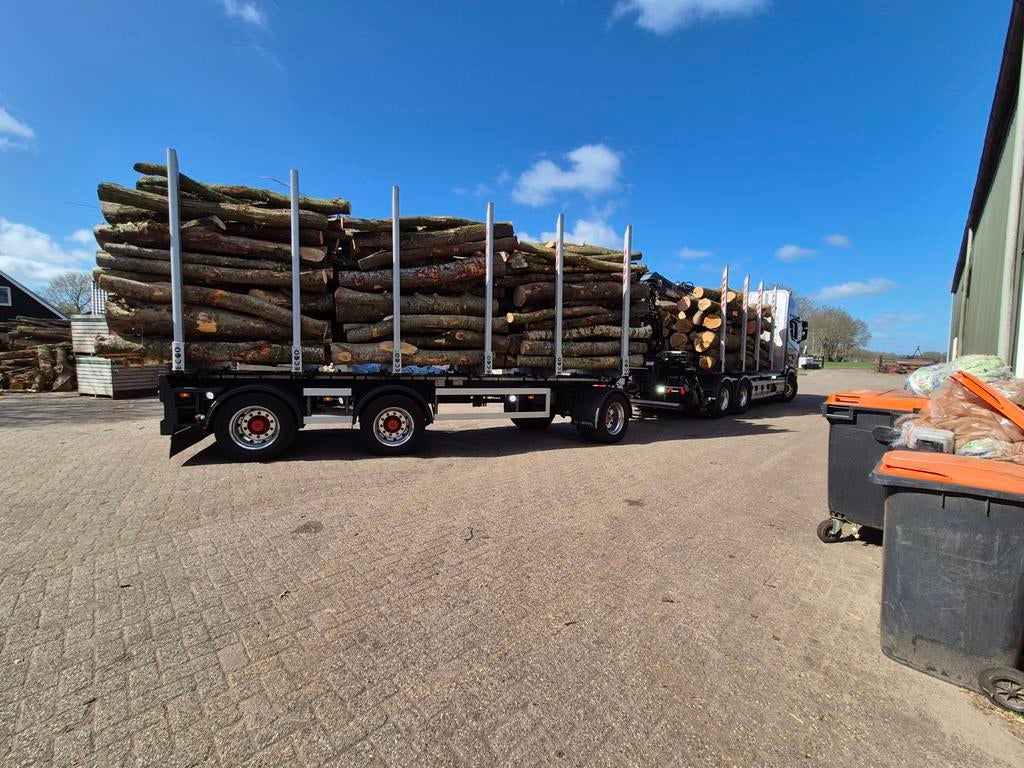 Eiken essen beuken mix haardhout gratis thuisbezorgd, Tuin en Terras, Haardhout, 6 m³ of meer, Ophalen of Verzenden, Eikenhout