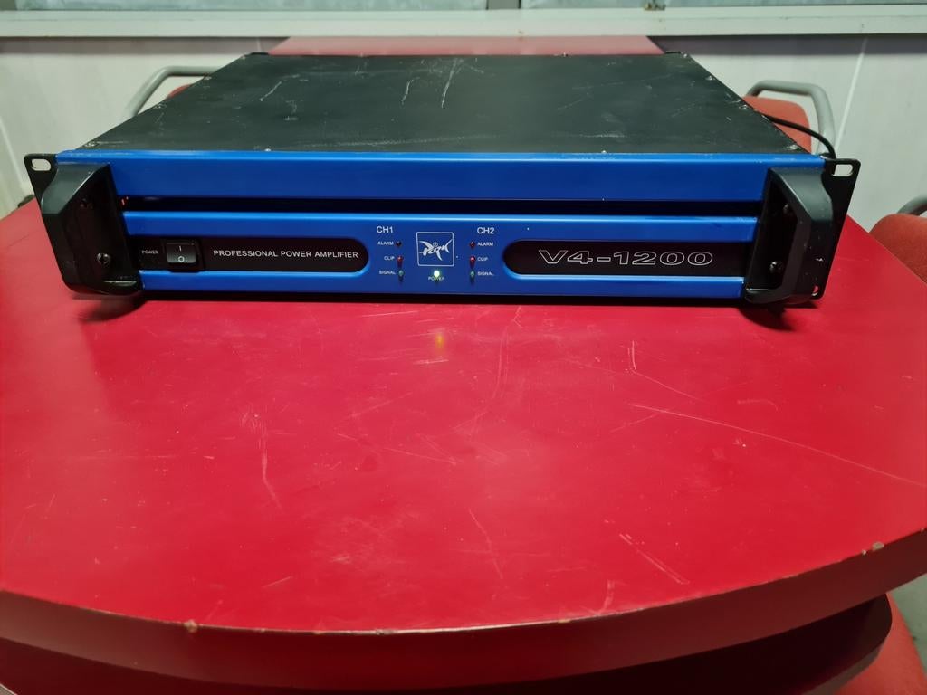 Park Audio V4-1200 mk2 versterker, Ophalen of Verzenden, Zo goed als nieuw, 1000 watt of meer, P.A.