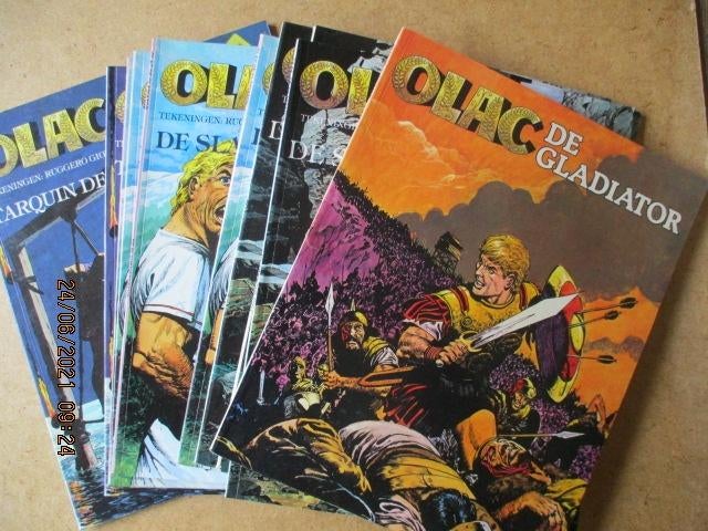 adv3689 olac de gladiator, Boeken, Stripboeken, Eén stripboek, Ophalen, Gelezen