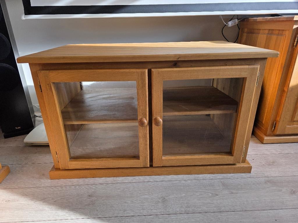 tv meubel, Ophalen, Gebruikt, Eikenhout, 50 tot 100 cm