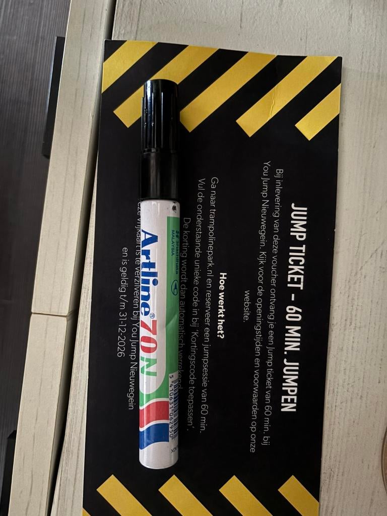 Jumpsquare ticket, Eén persoon, Overige soorten