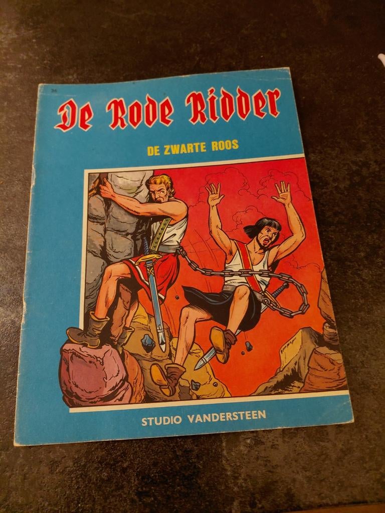 DE RODE RIDDER  DE ZWARTE ROOS, Boeken, Eén stripboek, Ophalen of Verzenden, Zo goed als nieuw