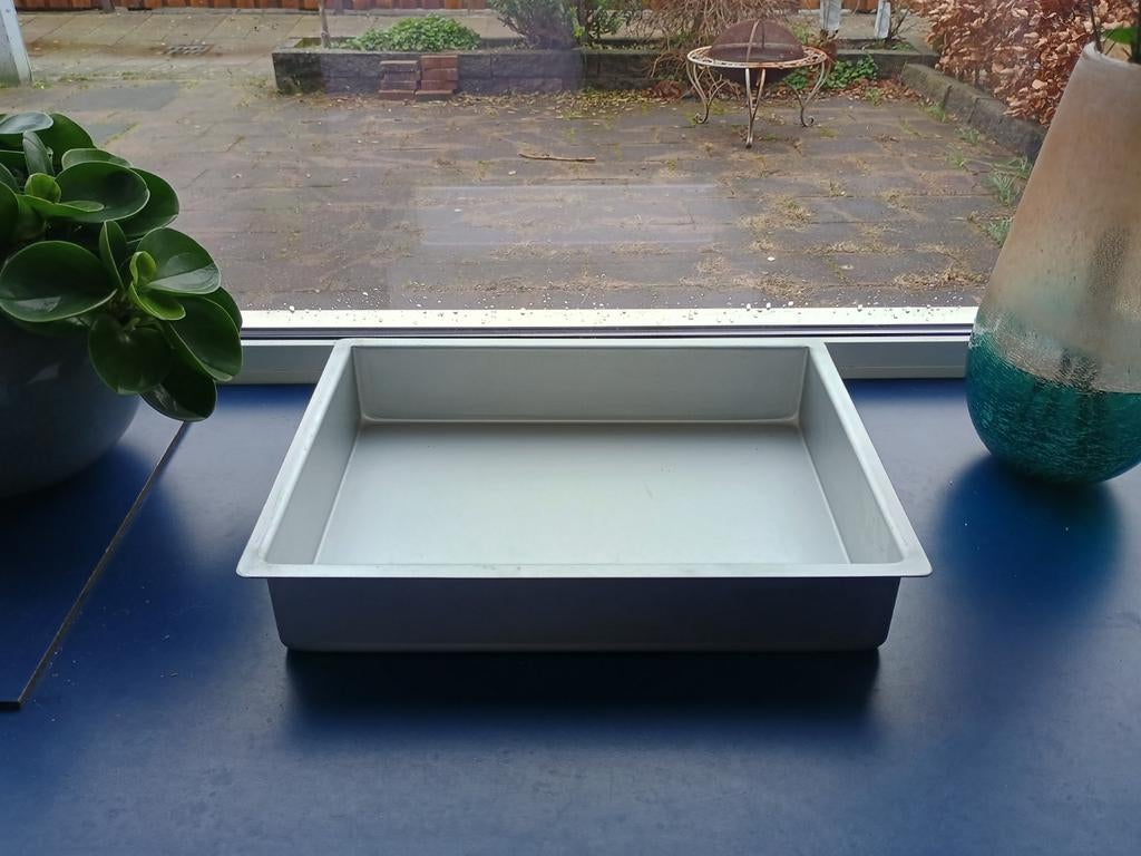 PME Bakvorm Vierkant - 38x28x8 cm, Ophalen of Verzenden, Zo goed als nieuw, Taarten, Bakvorm
