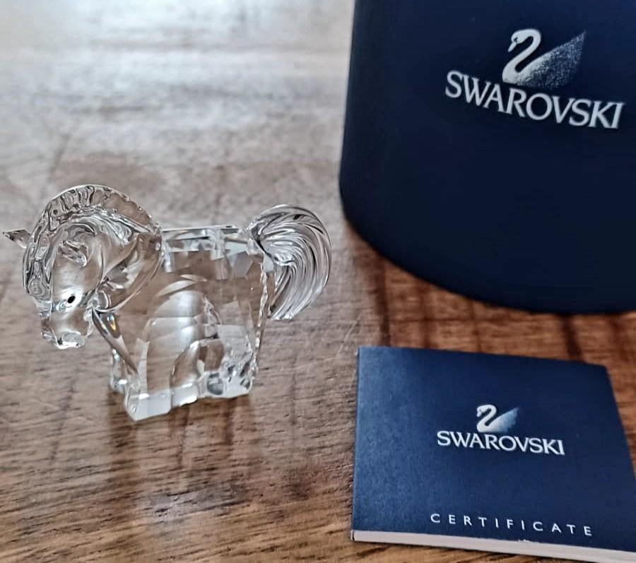 Swarovski zodiac paard, Verzamelen, Ophalen of Verzenden, Zo goed als nieuw, Figuurtje
