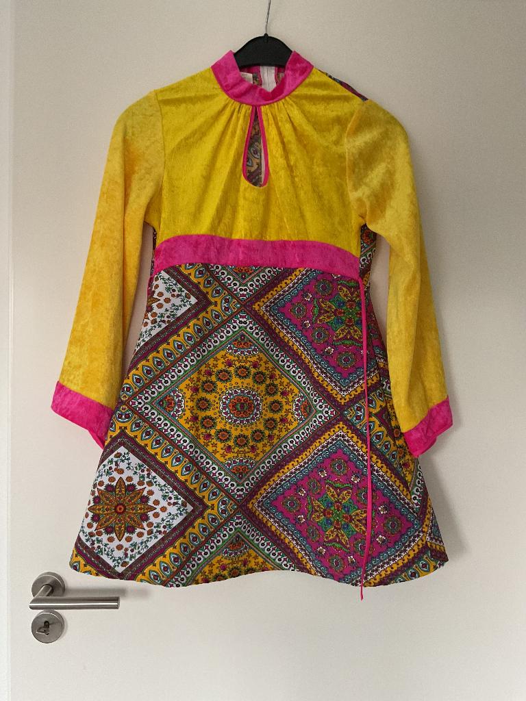 Hippie jurkje Carnaval maat 36, Kleding | Dames, Ophalen of Verzenden, Zo goed als nieuw, Maat 36 (S), Carnaval