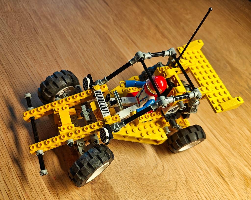 Lego Technic Bouwdoos 8840 (gele raceauto), Ophalen of Verzenden, Gebruikt, Complete set, Lego