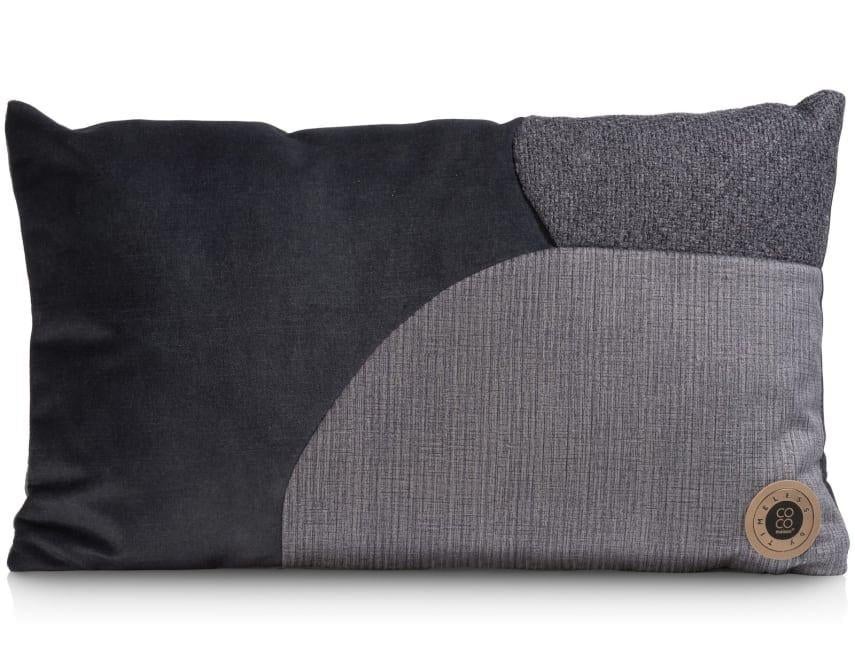 Kussen + vulling coco maison NIEUW 50 x 30 cm, Ophalen of Verzenden, Nieuw, Grijs, Rechthoekig