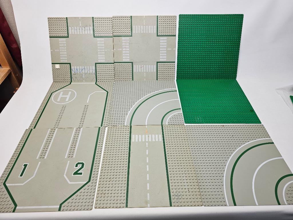 % Oude Lego Grondplaten diverse, Ophalen of Verzenden, Gebruikt, Losse stenen, Lego