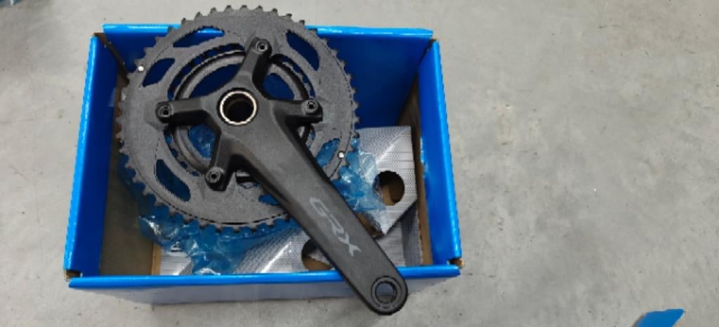 Shimano GRX CrankFC-RX600 2x10s 175mm lengte, Fietsen en Brommers, Fietsonderdelen, Ophalen of Verzenden, Nieuw, Crankstel of Pedalen