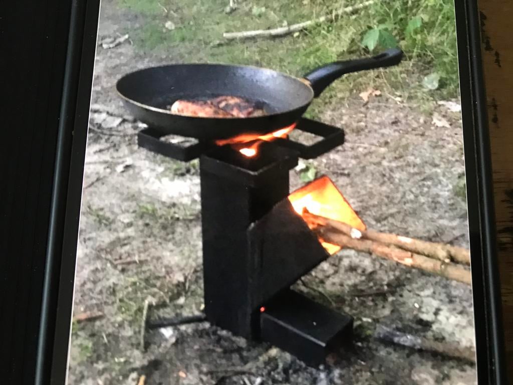 Rvs Rocket stove, Ophalen of Verzenden, Nieuw