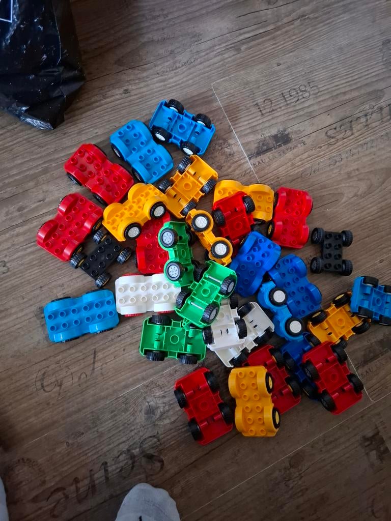 30 Duplo Auto Onderkanten - Veel Speelplezier!, Gebruikt, Niet van toepassing, Niet van toepassing, Ophalen of Verzenden