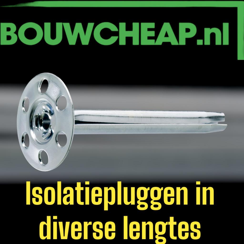 Isolatiepluggen in diverse lengtes BOUWCHEAP, Ophalen of Verzenden