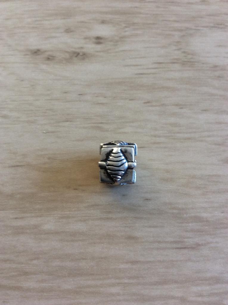 Zilveren bedel, 1 bedel, Ophalen of Verzenden, Zo goed als nieuw, Zilver