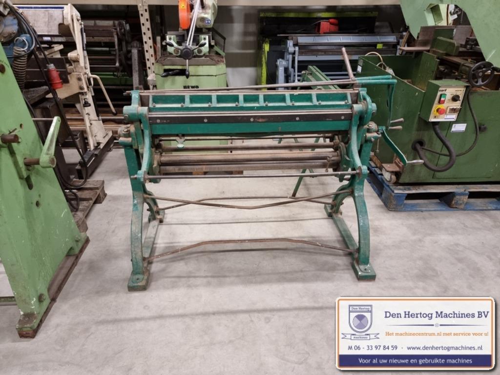 Zetbank kraalmachine wals combinatiebank kantelbank 1m, Ophalen of Verzenden, Gebruikt