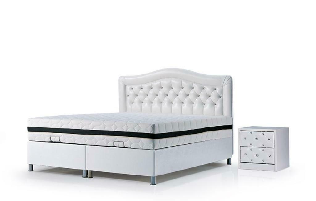 Diamond Swarovski Boxspring met opbergruimte compleet+matras, Huis en Inrichting, Slaapkamer | Boxsprings, Ophalen of Verzenden