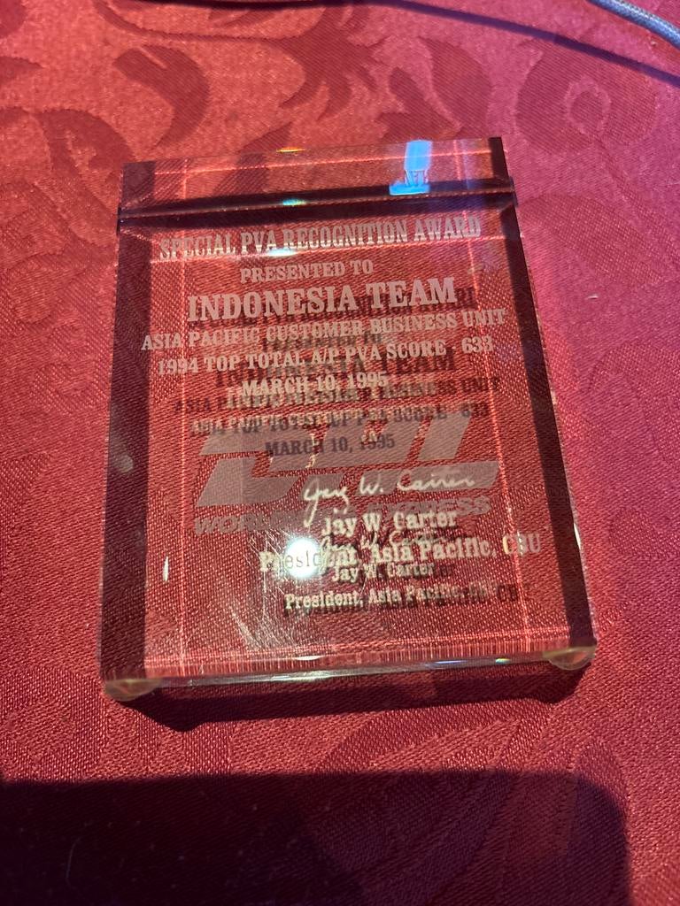Speciale PVA Erkenning Award - Indonesië Team, Verzenden